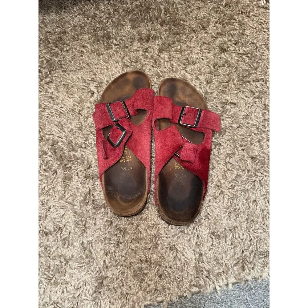 Birkenstock Arizona suede sandals in zinfandel size 37 U.S 6-6.5 women's 2026